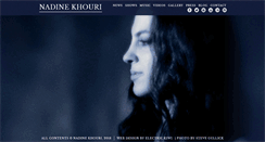 Desktop Screenshot of nadinekhouri.com